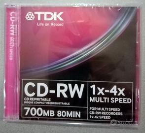 TDK CD-RW 800MB -18 pezzi