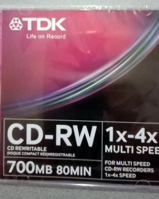 TDK CD-RW 800MB -18 pezzi