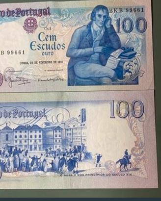 Banco 100 Escudos Portogallo 1981 FDS  CONSECUTIVE