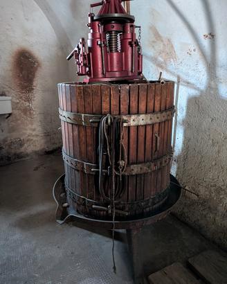 Antico Torchio Idraulico per Uva