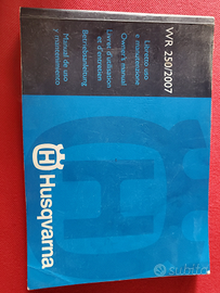 Libretto uso e manutenzione husqvarna wr 250