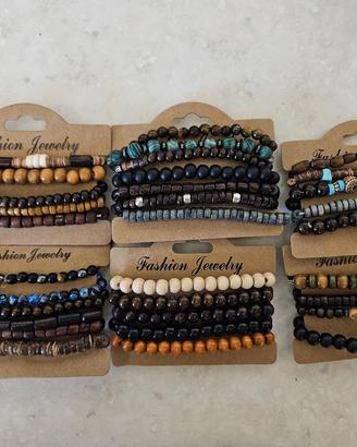 Braccialetti in legno 