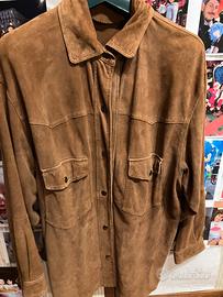 Giacca da donna in pelle scamosciata