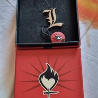 collana uomo con iniziale "L"