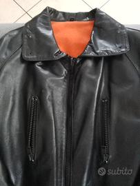 Giacca in pelle Polizia vintage