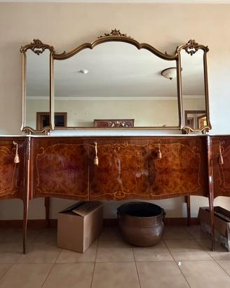 Credenza con specchiera