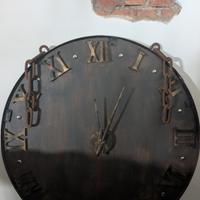 Orologio gigante industriale 103 cm fatto a mano 