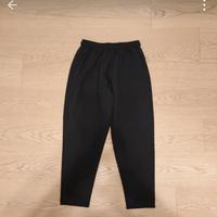 Pantalone con coulisse nero in cotone Just West