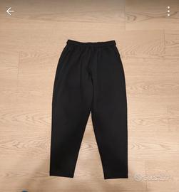 Pantalone con coulisse nero in cotone Just West