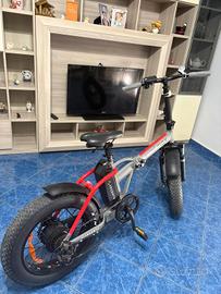 bici elettrica argento mini max