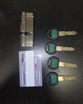 cilindro serratura per porta blindata cisa