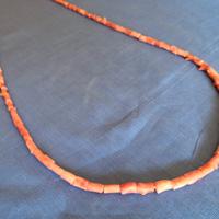 Collana in VERO CORALLO rosa salmone naturale