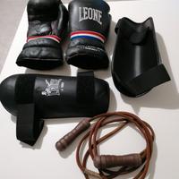 Guandi allenamento savate + paratibie e corda