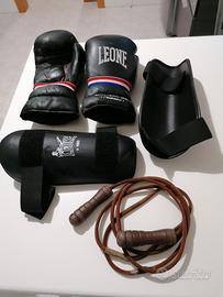 Guandi allenamento savate + paratibie e corda