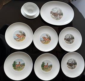 Set Porcellana Bavaria  Anni '70 - 8 pezzi
