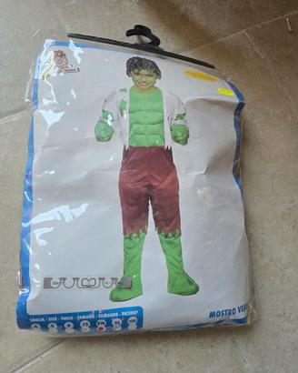 vestito carnevale hulk