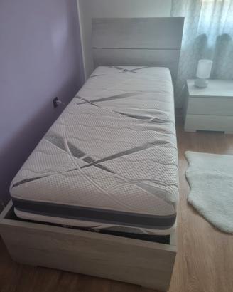 letto contenitore  una piazza