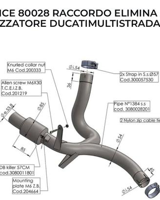 Decat Leovince  per Ducati Multistrada V2 2022/202