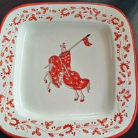 Piatto ceramica centrotavola toscana