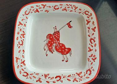Piatto ceramica centrotavola toscana