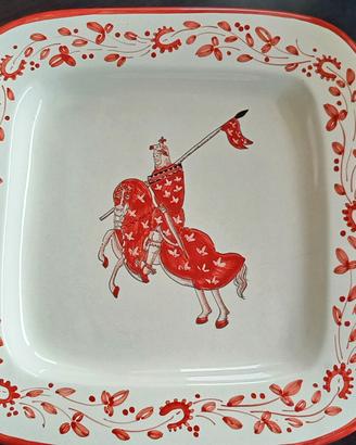 Piatto ceramica centrotavola toscana