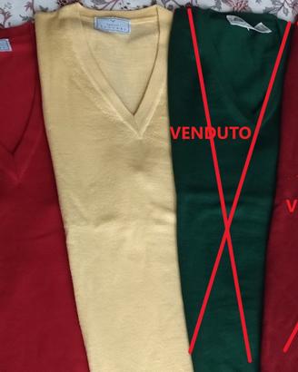 GILET DA UOMO IN PURA LANA VARI COLORI
