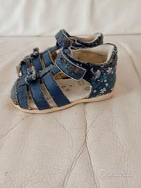 Sandali primi passi bambina Chicco n. 19 - Blu