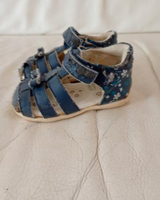 Sandali primi passi bambina Chicco n. 19 - Blu
