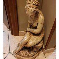 Statue di gesso altezza misura 76 cm e 60 cm