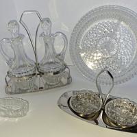 Lotto antipastiera e oliera