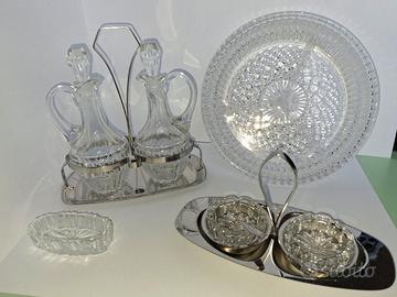 Lotto antipastiera e oliera