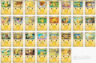 Set 30 Pikachu 30th Anniversario 