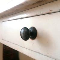 Tavolino da cucina e sedia con vano anni '50