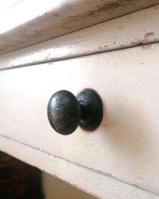 Tavolino da cucina e sedia con vano anni '50