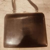 BORSA PITONE  MARRONE VINTAGE