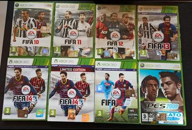 XBOX360 FIFA dal 10 al 15 + PES2008