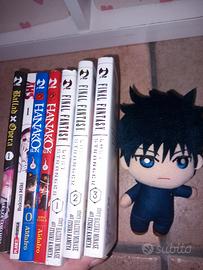 manga vari,se comprati insieme,peluche in omaggio!