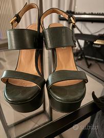 Sandalo in pelle verde l,autre chose