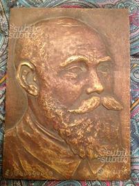 Bassorilievo bronzo Eugene BOURGOUIN (1880-1924)