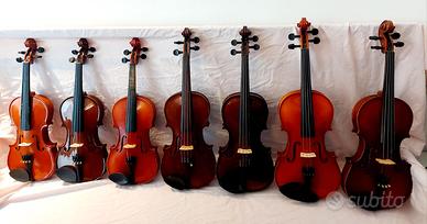 BLOCCO DI 7 VIOLINI DA STUDIO