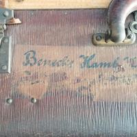 VALIGIA VINTAGE DA RIPARARE 