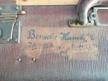 VALIGIA VINTAGE DA RIPARARE 