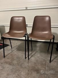 Set due sedie ufficio o sala d’ attesa