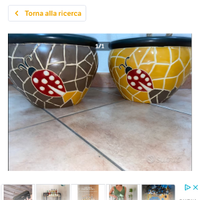 Coppia vasi in ceramica