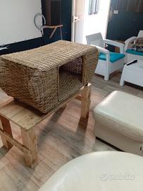 tavolino vero giunco 
