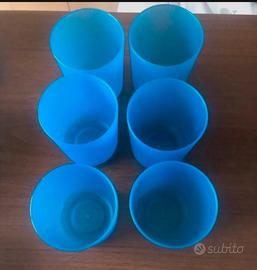 6 bicchieri in plastica Dem