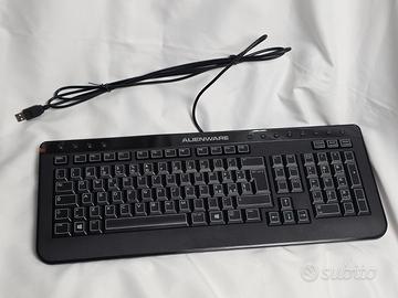 Tastiera Gaming Dell Alienware a membrana nuova