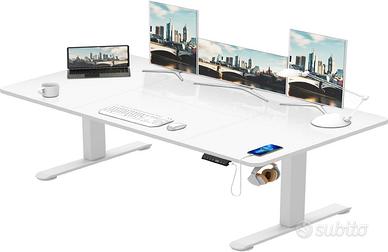 Scrivania elettrica 200x80 altezza regolabile