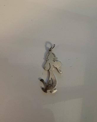 CIONDOLO IN ARGENTO 800 A FORMA DI SNOOPY