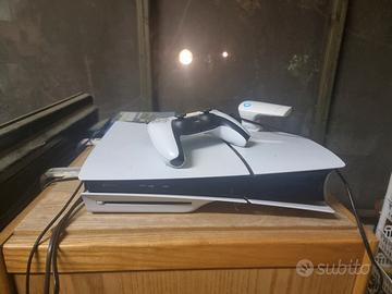 playstation 5 con disco e set guida